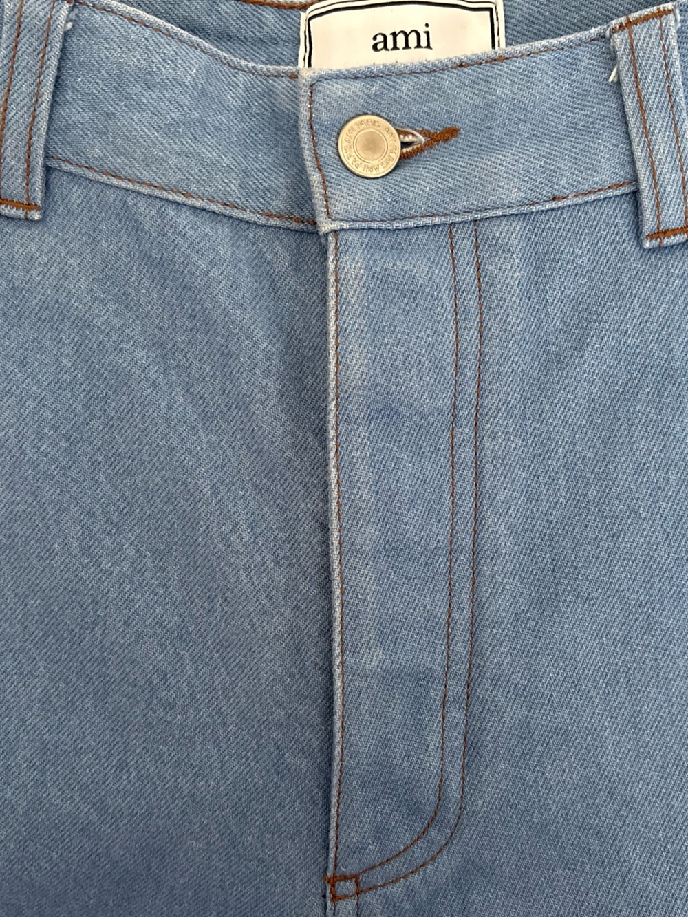 AMI PARIS ALEXANDRE MATTIUSSI Vibrant Blue Jeans